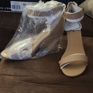 Nude Cone Heels